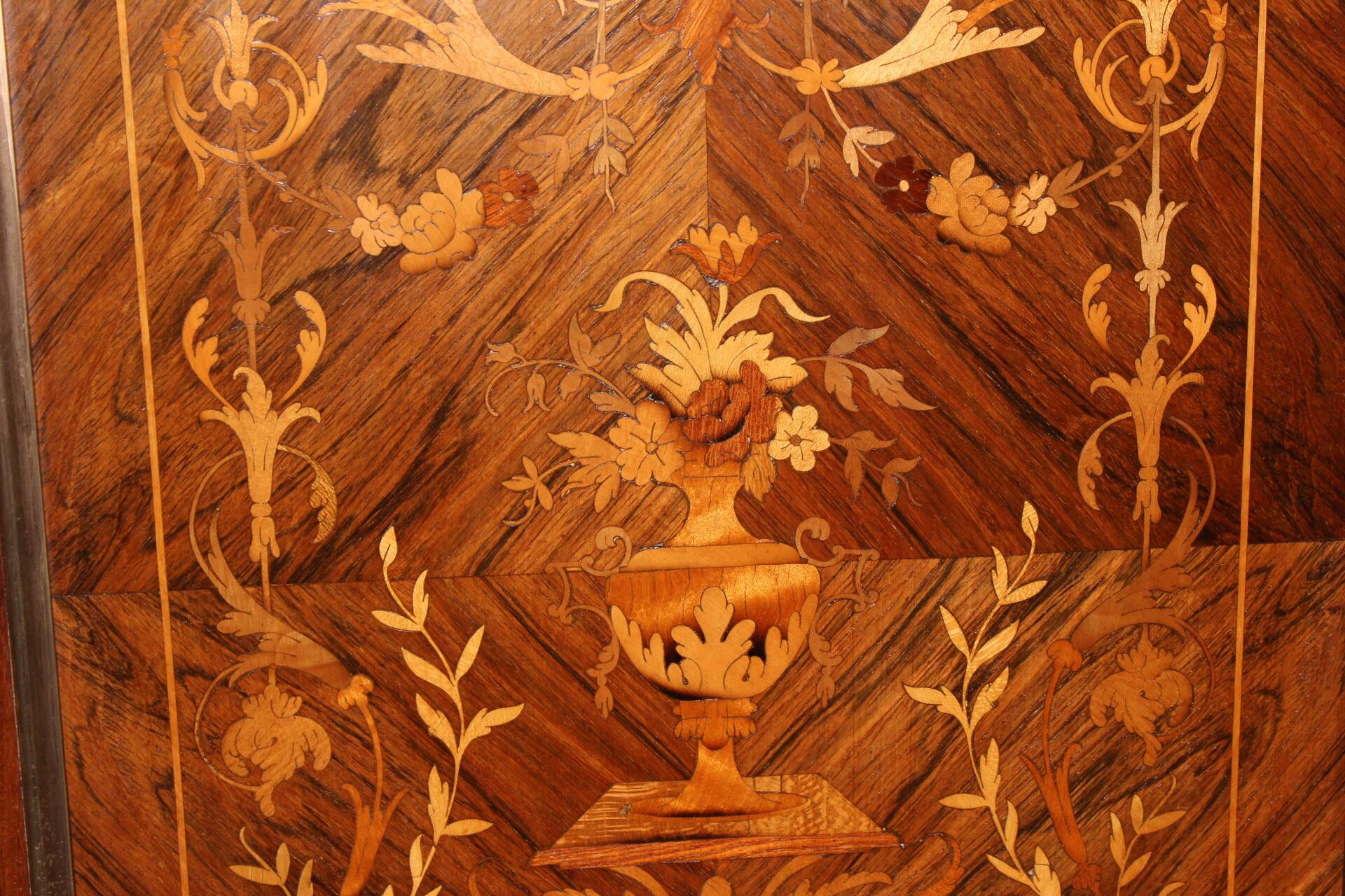 Napoleon III Support Buffet in 19th century marquetry