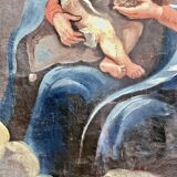 Oil painting on canvas XVIII Virgin and Child