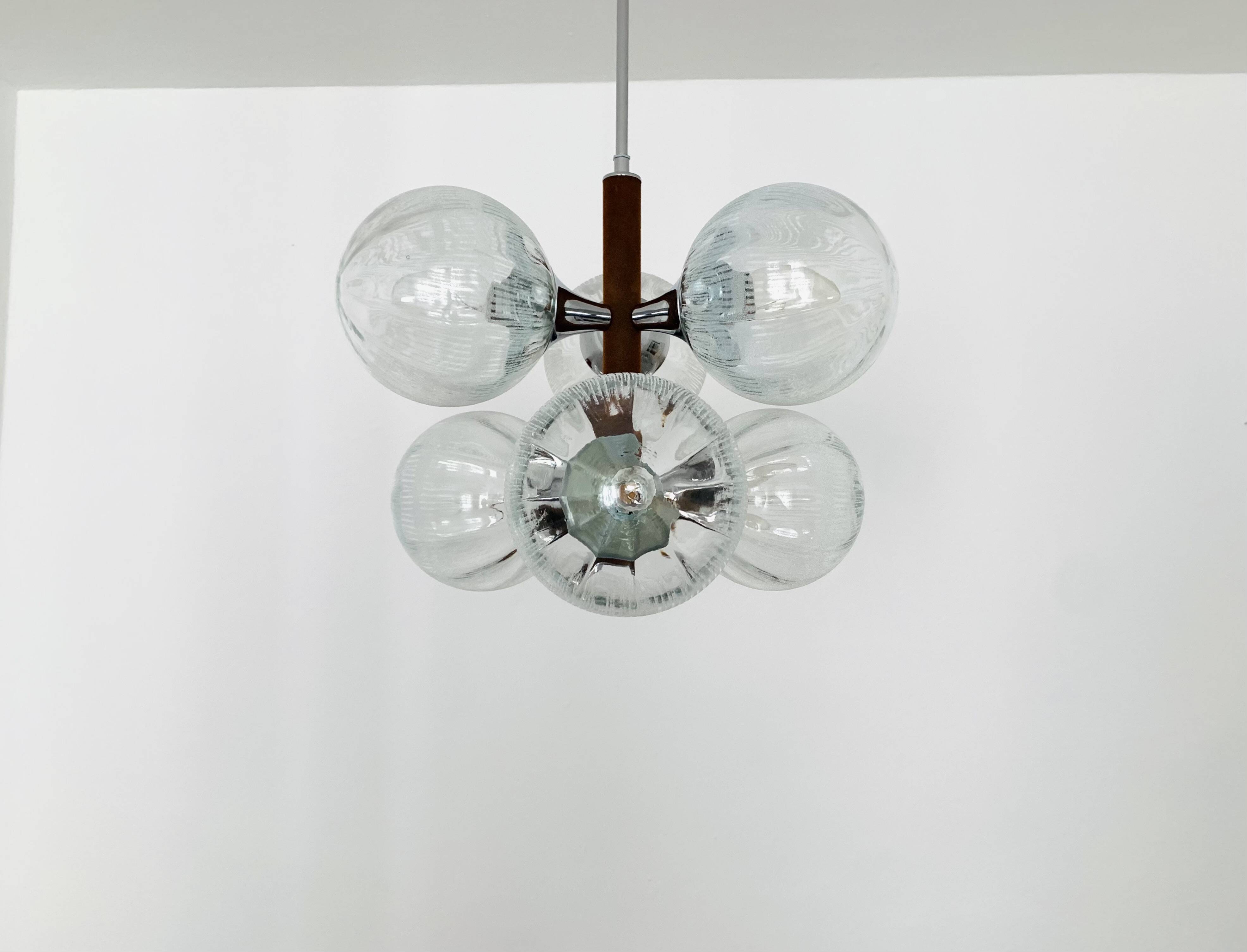 Lustre Spoutnik en cristal