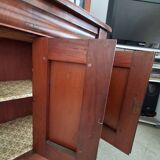 English display cabinet in mahogany