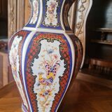 Vase asiatique hexagonal