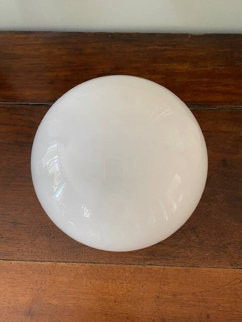 round globe in opaline