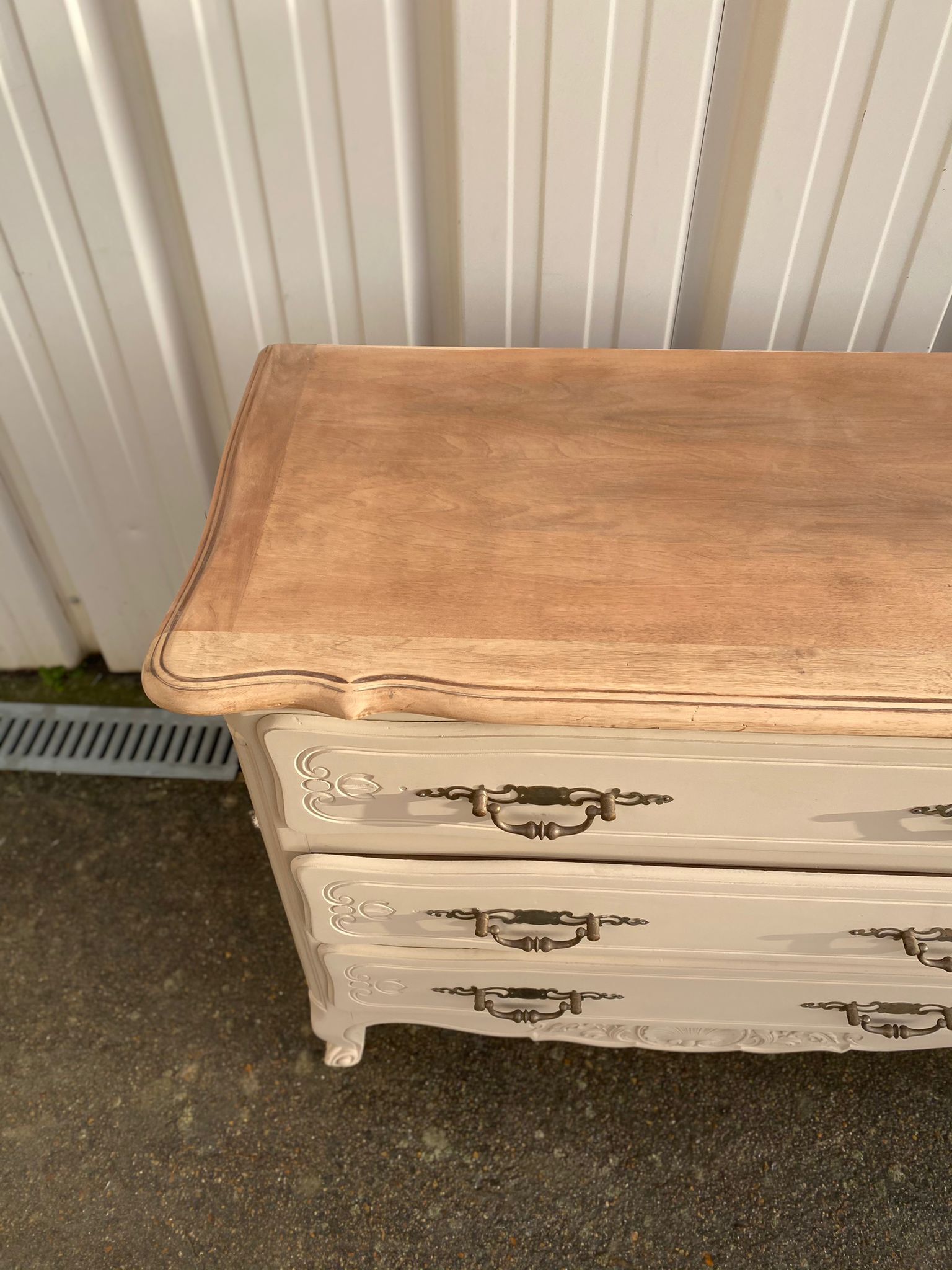 Dresser style Louis XV old painted