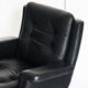 Vintage leather revolving chair, France 1960