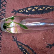 Vase vintage suédois en verre très original