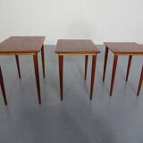 Danish Teak Nesting Tables, 1960s, Set of 3
