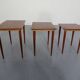 Danish Teak Nesting Tables, 1960s, Set of 3