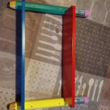 Pierre SALA style vintage pencil shelf