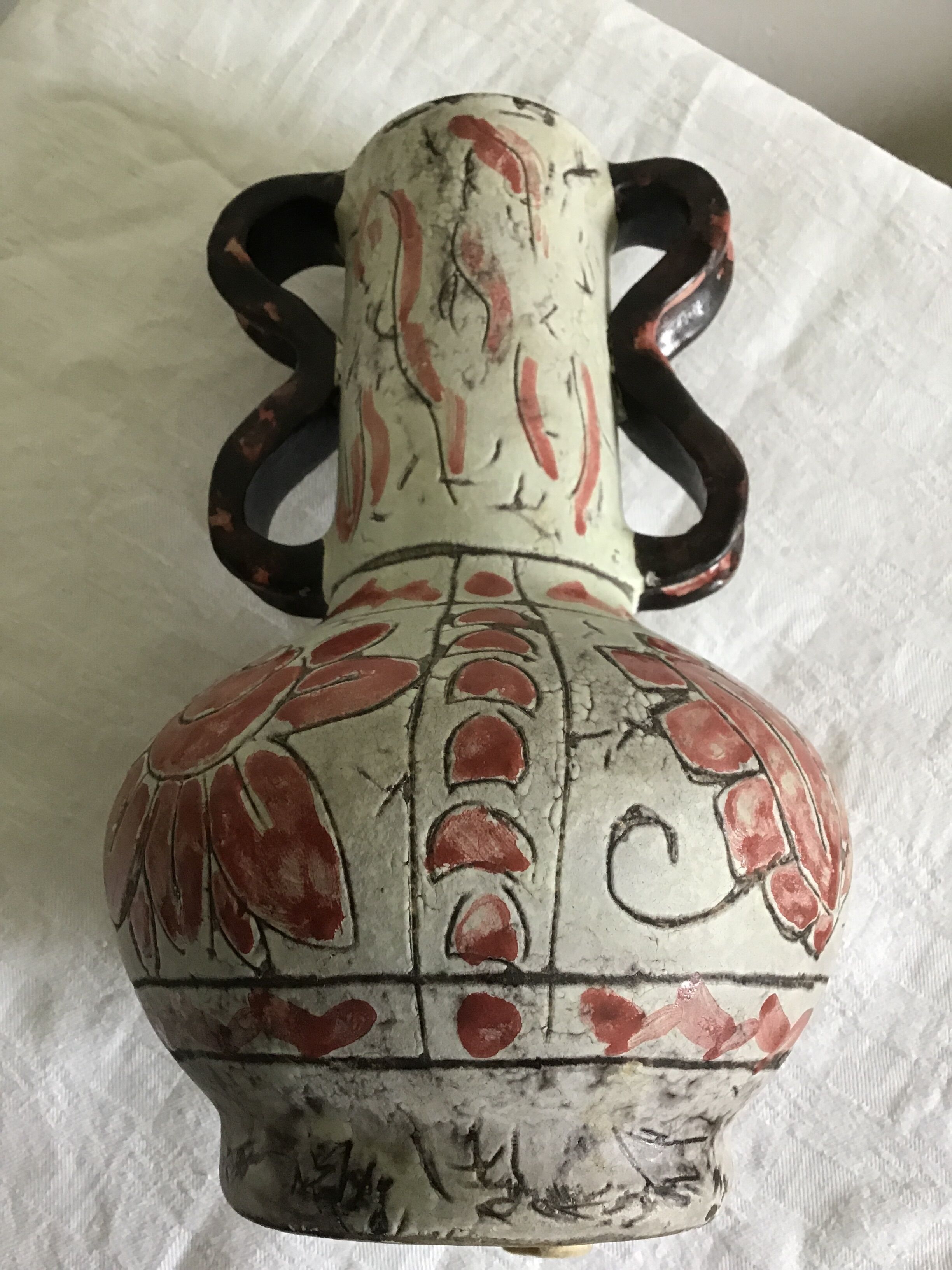 Vase ceramic Jérôme Massier (1858-1926)