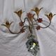 Wrought iron wall applique