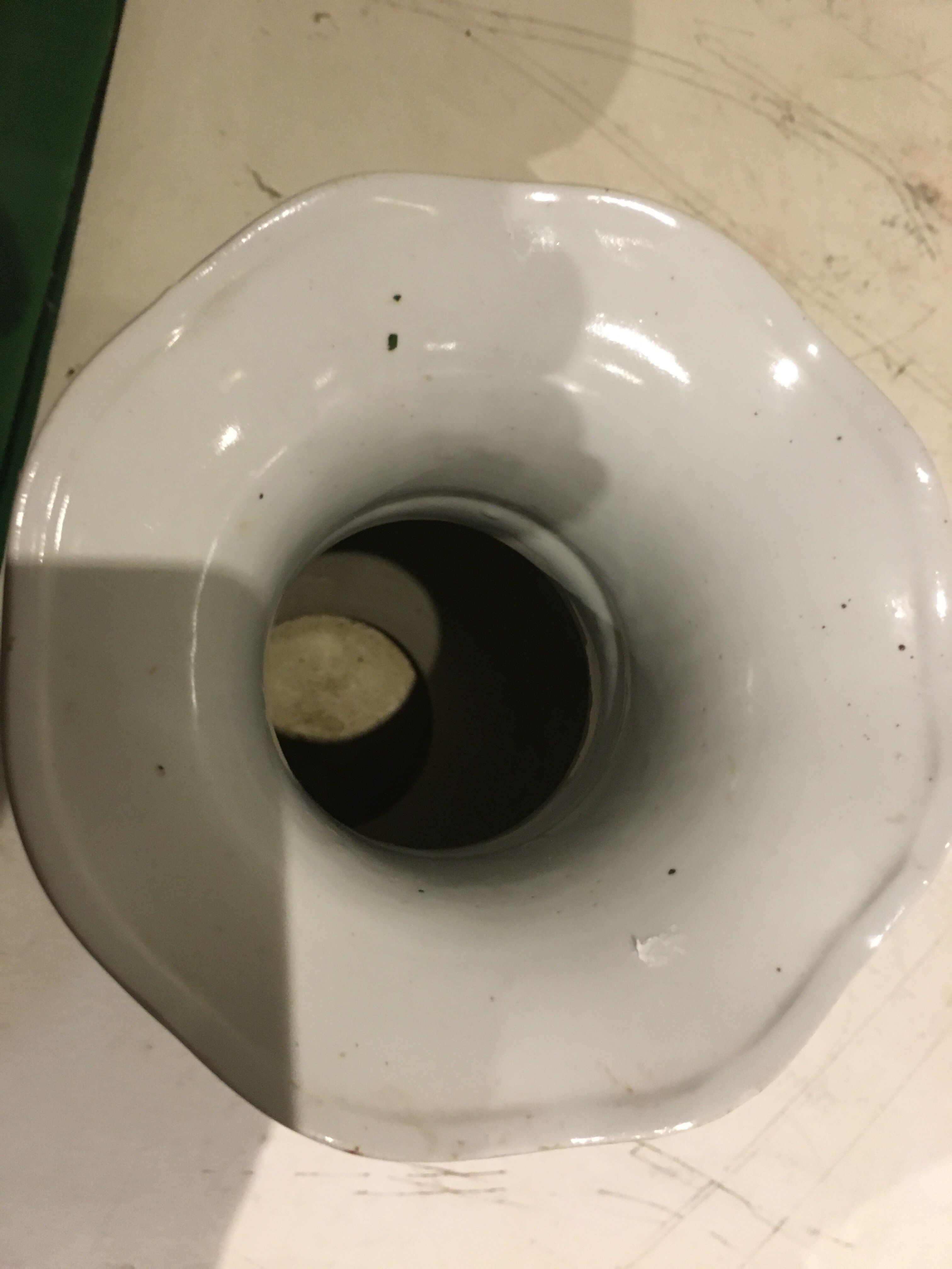 Chinese baluster vase with flared neck