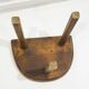 Rustic French tripod stool