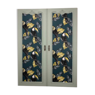 Pair of antique cabinet doors