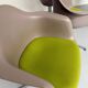 Lot of 6 plastic armchair chairs design Eames VITRA La fonda gray base