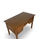 Italian pine wood centre writing desk from the 1960s, a reproduction o