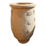 Large handmade raw tamegroute terracotta jar