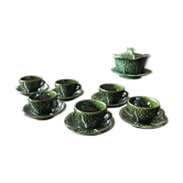 6 tasses à café choux en barbotine