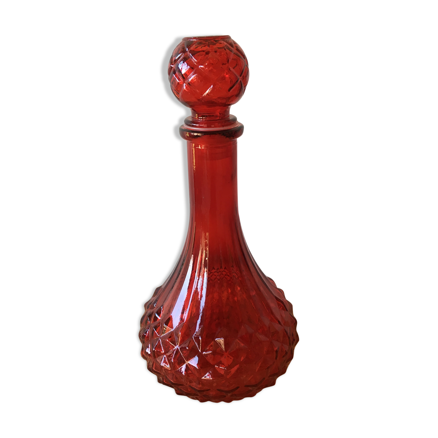 Vintage red carafe