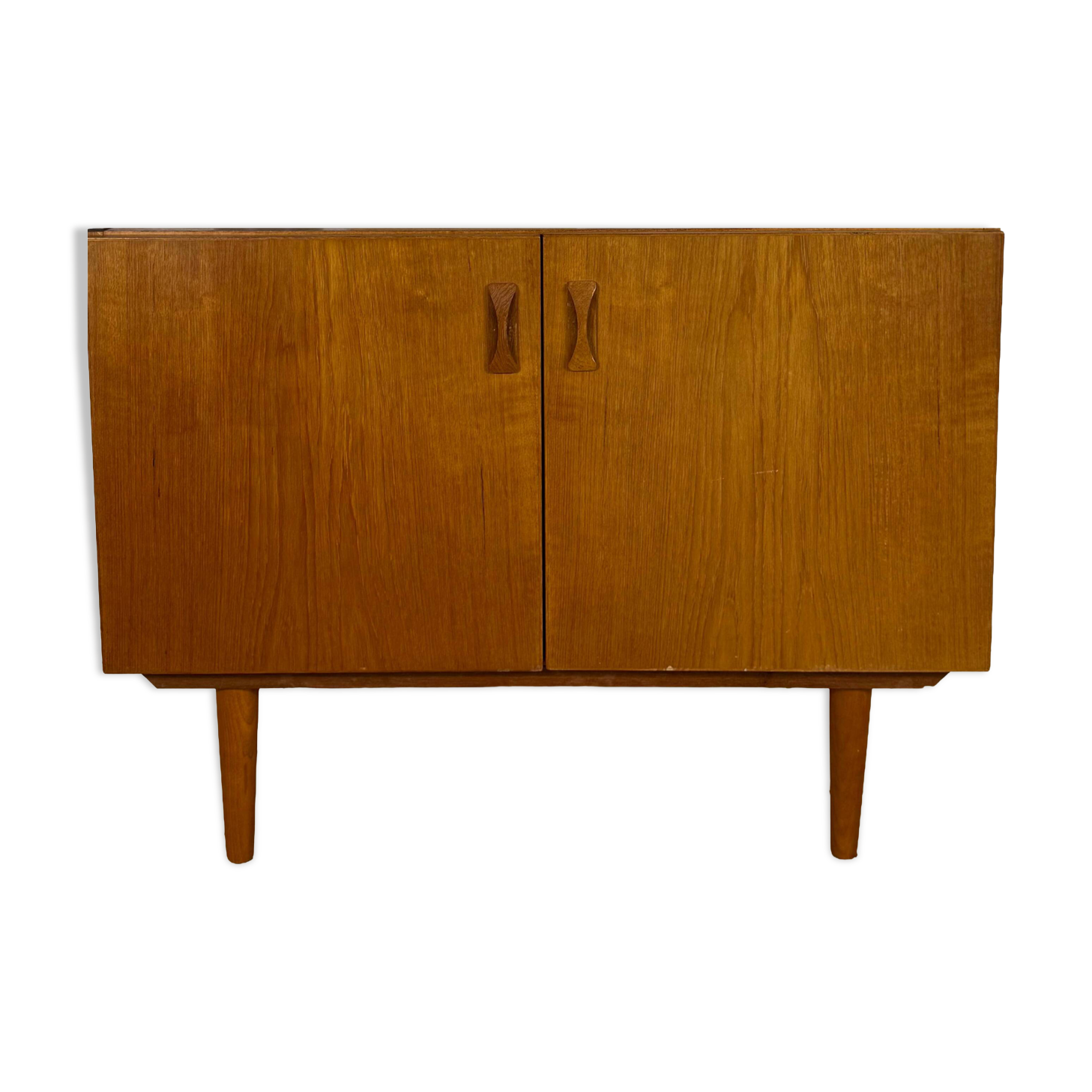 Buffet en teck de style mid-century avec tiroirs intérieurs