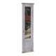 Large Long Narrow Mirror Purple Patina Old Teak India
