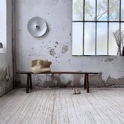 Banc de ferme chêne 1950