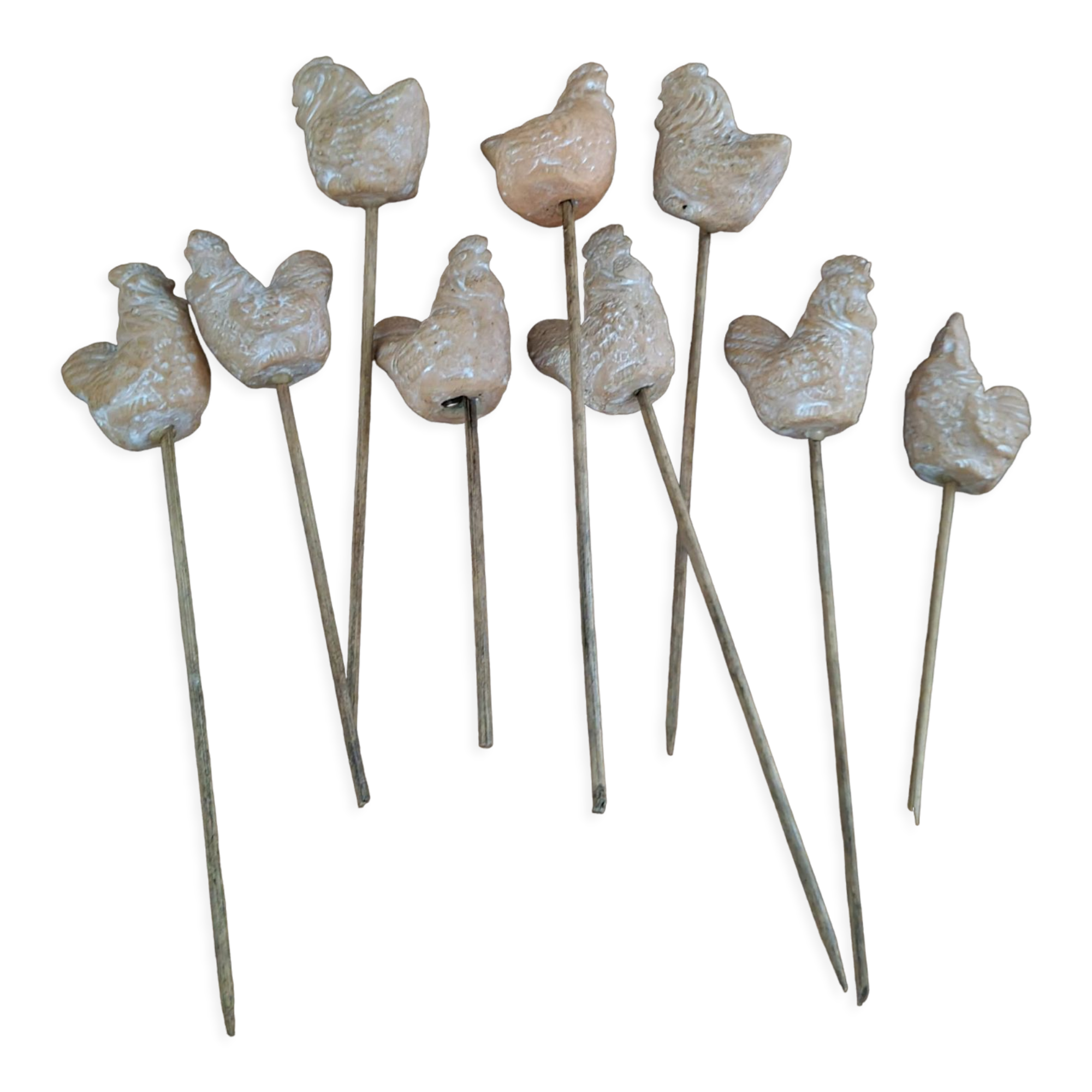 Terracotta garden decorations