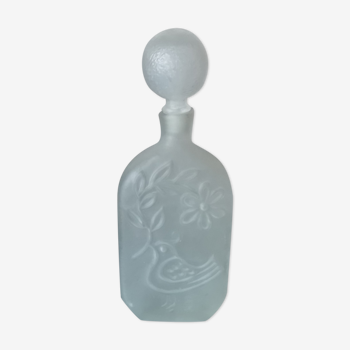 Pressed glass bottle Wayne Husted Stelvia