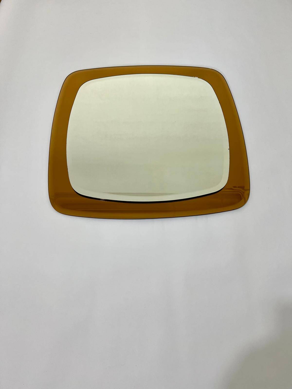 Double mirrors stacked vintage design, France, 1970s