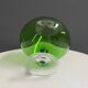 Empoli green large cognac glass shape vase 1960s