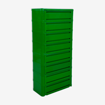 Cabinet Vert Modèle “4964” par Olaf Von Bohr pour Kartell, 1970