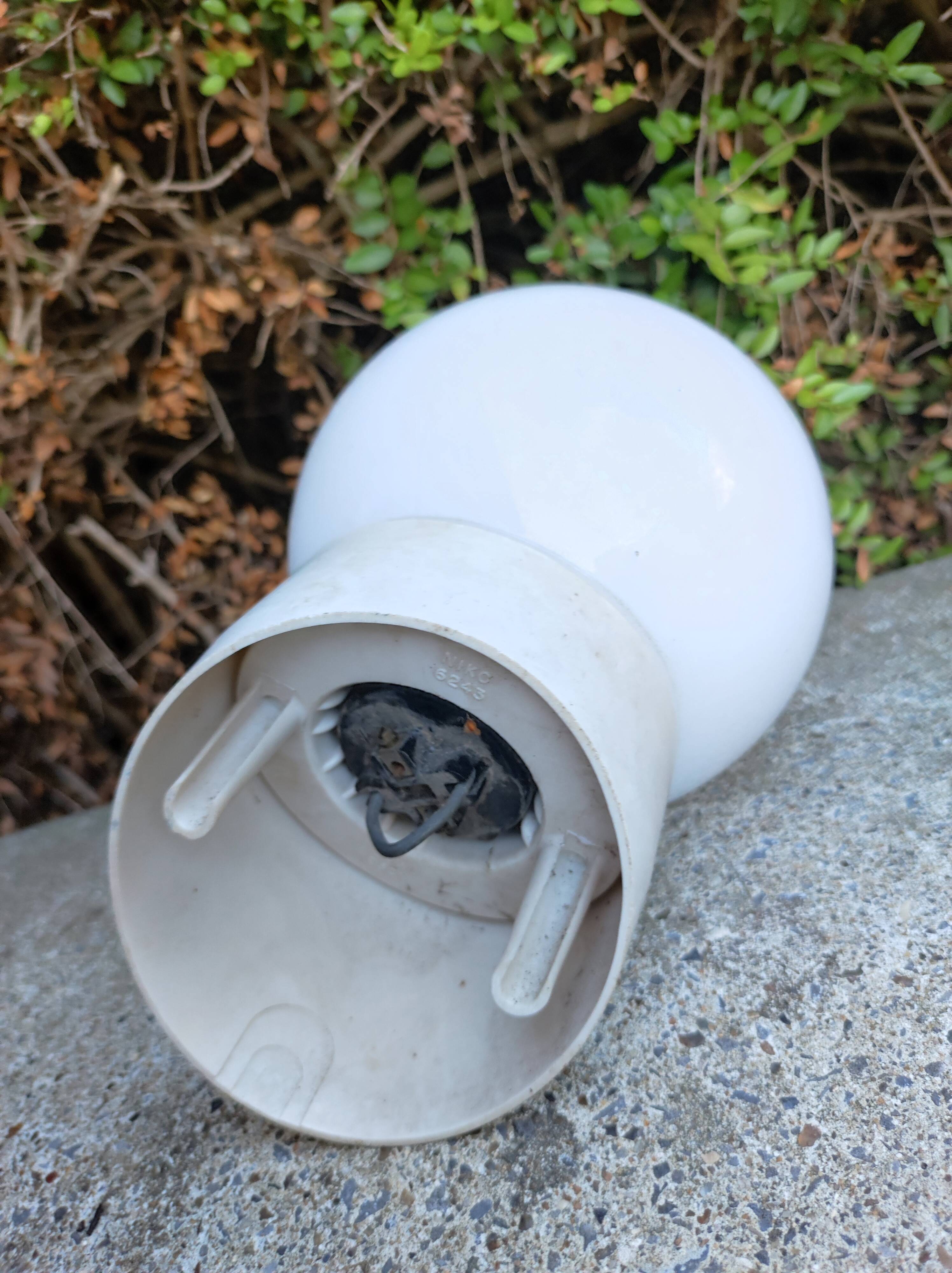 Lamp wall lamp opaline Bauhaus Leuna art deco style