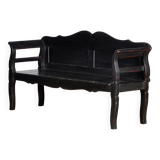 Banc ancien en pin, années 1900