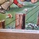School poster of the 50s, Rossignol editions, mushroom picking