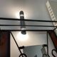 Wrought iron coat rack