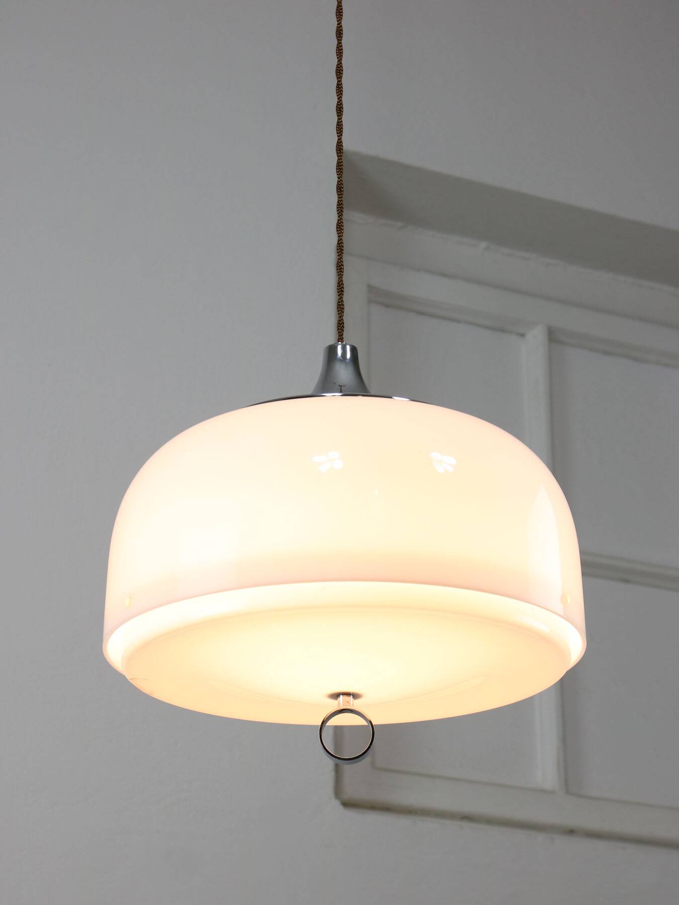 White Space Age Pendant Lamp from Guzzini