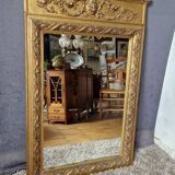 Gilded trumeau mirror