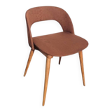 Wood and fabric chair from the 60s/70s.