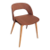 Wood and fabric chair from the 60s/70s.