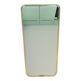 Free form mirror 45X80 cm brass frame