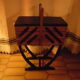 Two-coloured sewing basket