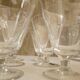 6 crystal water glasses
