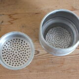 Selfish or miniature coffee maker green and yellow