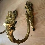 Pair of bronze curtain tiebacks