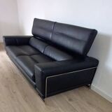 3-seater leather sofa Roche Bobois