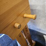 Architec pine desk 1970" suspended