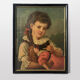 table in chromolithography framed early twentieth century