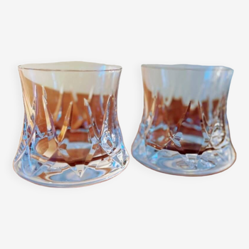 Duo of whiskey glasses