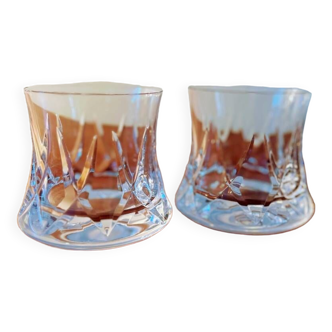 Duo of whiskey glasses