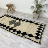 Handmade Moroccan Berber carpet 231 X 95 CM