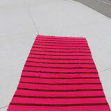 Shama shine, large pink breathable blanket rug 210 x 420 cm